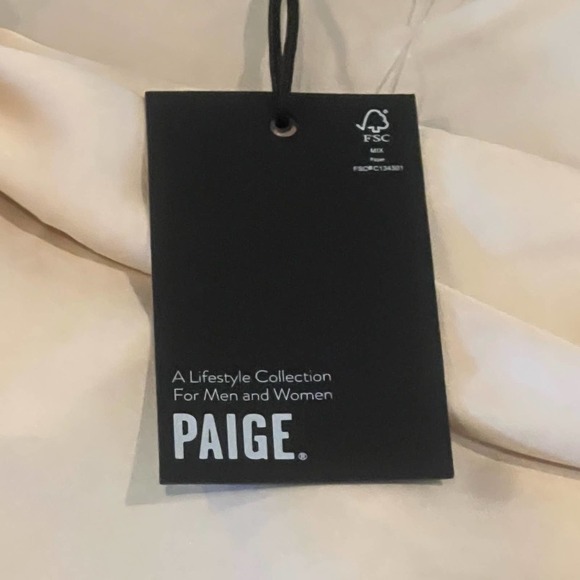 PAIGE ANDREYA SATIN LONG SLEEVE‎ THONG BODYSUIT NWT WOMEN'S SIZE MEDIUM - Picture 12 of 16